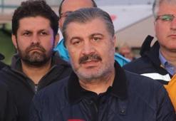 Bakan Koca deprem bölgesinde açıkladı: Bulaşıcı hastalık salgını saptanmamıştır
