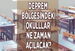 DEPREM BÖLGESİNDEKİ OKULLAR NE ZAMAN AÇILACAK 2023, deprem bölgesindeki hangi il-ilçedeki okullar açılacak? 10 ildeki okullar ne zaman açılacak?
