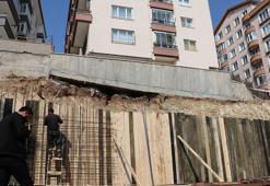 Ankara'da istinat duvarı çöktü, tahliye edilen 2 apartmanda 'risk' tespit edilmedi