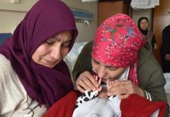 Enkazdan kurtarılan anne ve bebeği 21 gün sonra kavuştu