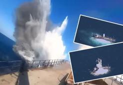 F-15'ler'den 'JDAM' dalışı, gemi ikiye bölündü! ABD'li komutan: 2025 yılında savaşacağız