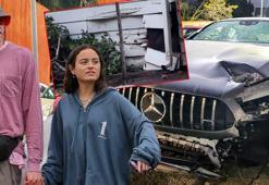 Ünlü komedyen kız arkadaşıyla birlikte kaza yaptı! Arabası parçalanmış halde