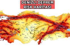 Denizli deprem risk haritası! Denizli deprem bölgesi mi, fay hattı geçiyor mu? AFAD İRAP Denizli deprem risk raporu