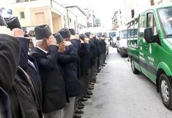 Vefat eden Kore Gazisi'ne arkadaşlarından son selam