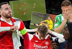 Orkun Kökçü alev aldı! Orta sahadan atılan gol herkesi şaşırttı