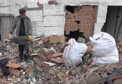 Enkaz altında ticari umut! Molozların altından ürünlerini çıkarıyorlar