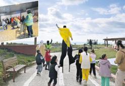 Yıkılmış bir şehirde sanat