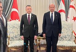 Fuat Oktay'dan KKTC Cumhurbaşkanı Tatar'a ziyaret