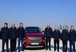 Azerbaycan Cumhurbaşkanı Aliyev, Togg'u teslim aldı