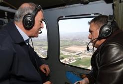 Yunan Bakan Türkiye'de! Bakan Akar ile helikopterde deprem bölgesini inceledi