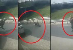 'Dur' ihtarına uymayıp otomobiliyle polise çarptı