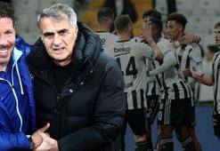Anlamlı maçta Beşiktaş, Atletico Madrid'i 2-0 mağlup etti