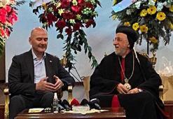 İçişleri Bakanı Soylu Süryani Kadim Meryem Ana Kilisesi'ni ziyaret etti