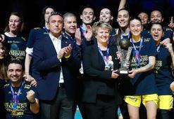 Fenerbahçe Başkanı Ali Koç'un Euroleague mutluluğu