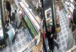 Bağcılar'da fırına silahlı saldırı: Korku dolu anlar kamerada