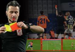 Başakşehir - Fenerbahçe maçında Suat Arslanboğa'nın kırmızı kart kararı doğru mu? Eski hakem sert çıktı: Kabul etmem mümkün değil