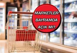 Bayramın 2. günü marketler açık olacak mı? BİM-ŞOK-A101-Migros-Carrefour bayramda çalışıyor mu? Market açılış ve kapanış saatleri