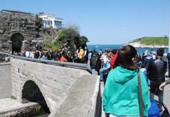 Amasra'da bayram yoğunluğu