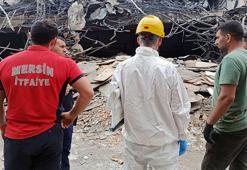 Mersin'deki atölye yangınında, 8 gün sonra kayıp işçiye ait kemikler bulundu