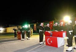 Şırnak'taki kazada şehit olan askerler törenle memleketlerine uğurlandı