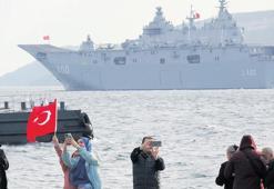 Donanmanın amirali TCG Anadolu Ege’ye çıktı