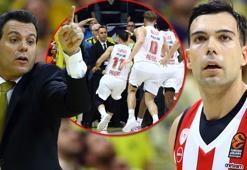 Kostas Sloukas, son saniye basketi ile Fenerbahçe'yi yıktı! Soyunma odasına koştu