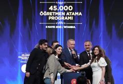 45 bin öğretmen ataması yapıldı! Cumhurbaşkanı Erdoğan'dan önemli açıklamalar