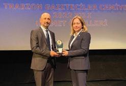 Trabzon Gazeteciler Cemiyeti'nden DHA’ya ödül