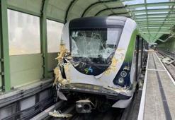 Tayvan'da inşaat vinci metronun üzerine düştü: 1 ölü, 8 yaralı