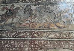 Troya Savaşı kahramanının mozaiği ortaya çıktı