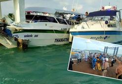 Phuket'te turistleri taşıyan sürat teknesi deniz fenerine çarptı: 30 yaralı