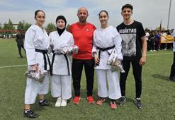 Çınar’da milli sporcular gösteri düzenledi