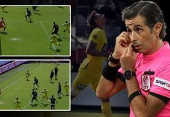 Mete Kalkavan’ın penaltı kararı, golü engelledi! Ankaragücü cephesi isyan etti