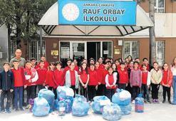Engelliler için 900 bin mavi kapak topladılar