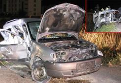 Hafif ticari araçla minibüs çarpıştı: 5 yaralı