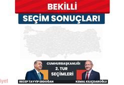 Bekilli Seçim Sonuçları 28 Mayıs 2023: 2. Tur Seçimleri Cumhurbaşkanlığı Oy Oranları Milliyet.com.tr'de