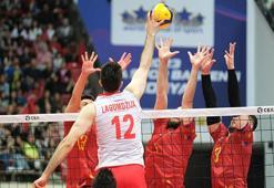 A Milli Erkek Voleybol Takımı, Romanya’ya 3-2 yenildi