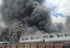 Ankara'da mobilya fabrikasında yangın