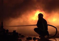 Bursa’da palet fabrikasında korkutan yangın