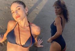 Yaz sezonunu açan Irmak Ünal'dan mayolu pozlar