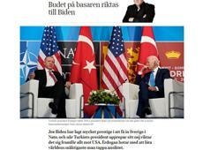 İsveç medyası: Erdoğan, dünyanın en güçlü adamını, itibarını kaybettirmekle tehdit ediyor