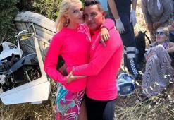 Mustafa Sandal'ın eşi Melis Sandal cayrokopter kazasında yaralandı