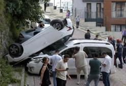 Akılalmaz kaza! 'Kadının otomobilden atladığını gördük'