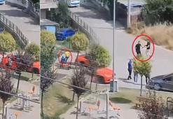 Çocuk parkında silahlı dehşet: O anlar kamerada