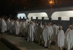 Hacı adaylarının Arafat’a intikalleri gece boyunca sürdü