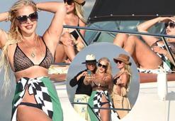 Banu Zorlu'nun yat tatili! Altın künyesini kaybetti, umursamadı