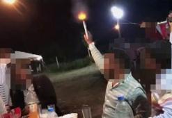 Düğünde onlarca kişinin içinde dehşet saçtılar