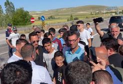 Milli futbolcu Hakan Çalhanoğlu'na Bayburt'ta coşkulu karşılama