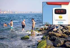 Termometre  47 °C’yi gördü
