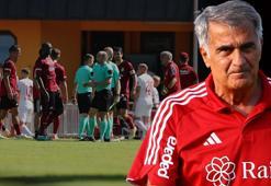 Beşiktaş - Augsburg müsabakası yarıda kaldı! Hazırlık maçına havai fişekler engel oldu